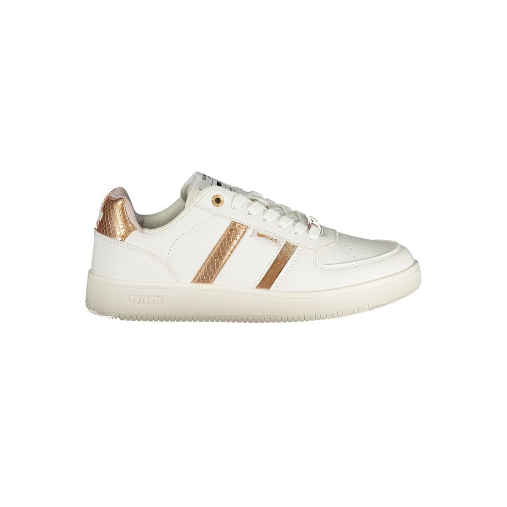 Gas Bianco Polyurethane Women Sneaker | Regal Royce