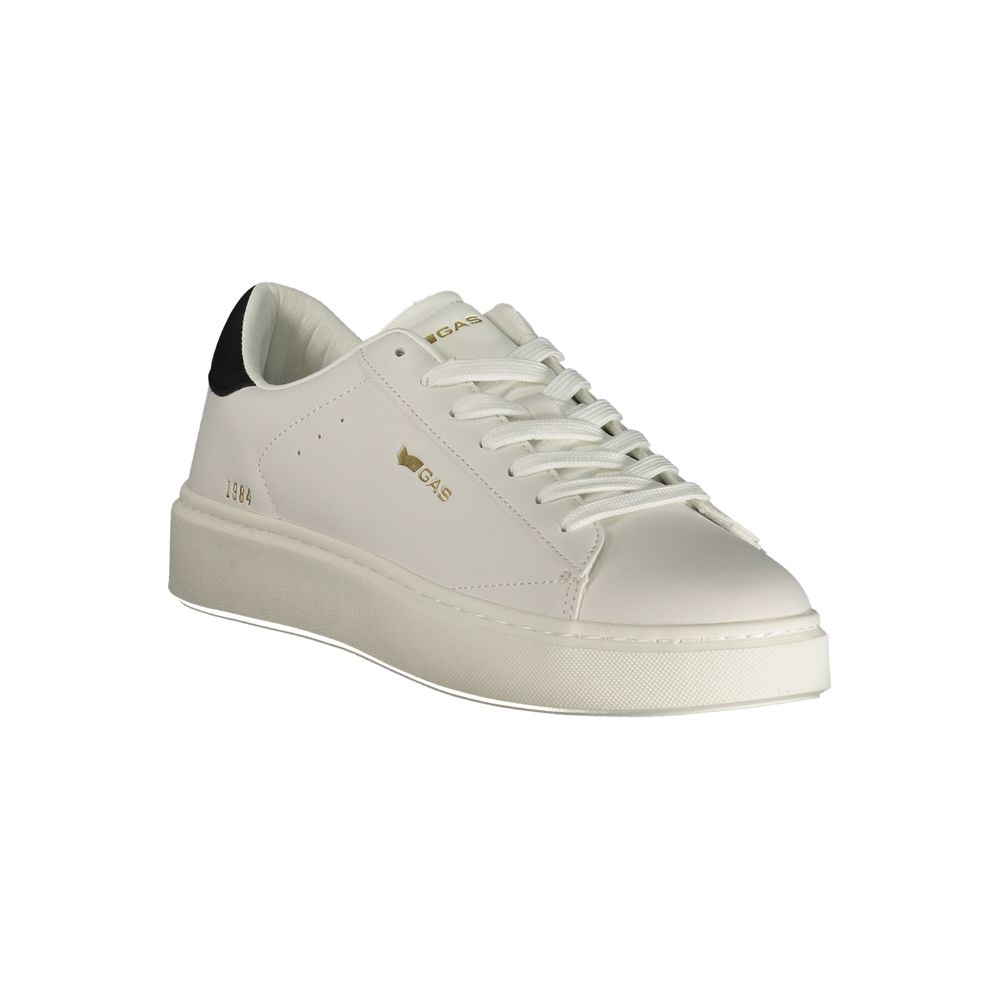 Gas White Polyurethane Men Sneaker | Regal Royce