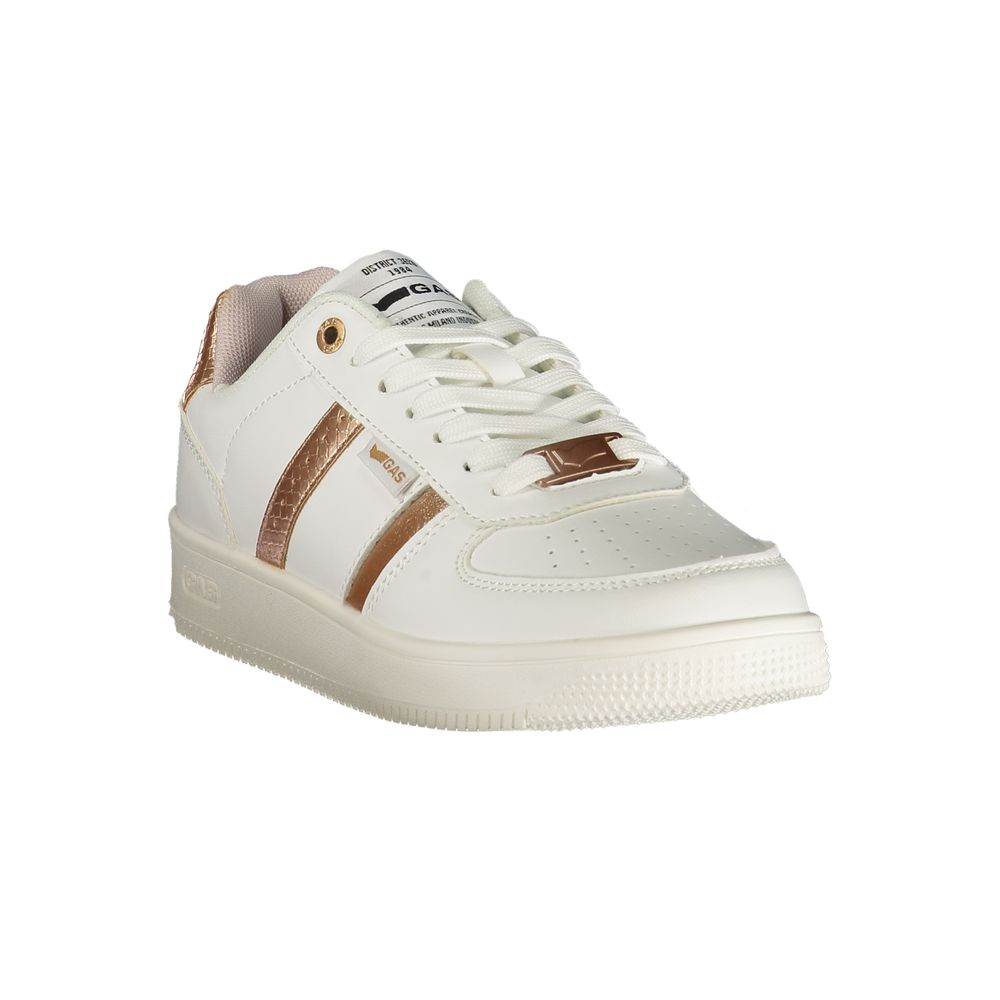 Gas Bianco Polyurethane Women Sneaker | Regal Royce