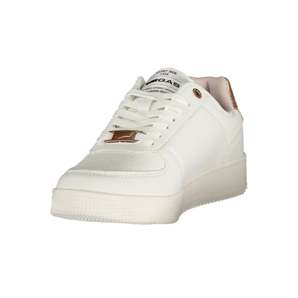 Gas Bianco Polyurethane Women Sneaker | Regal Royce