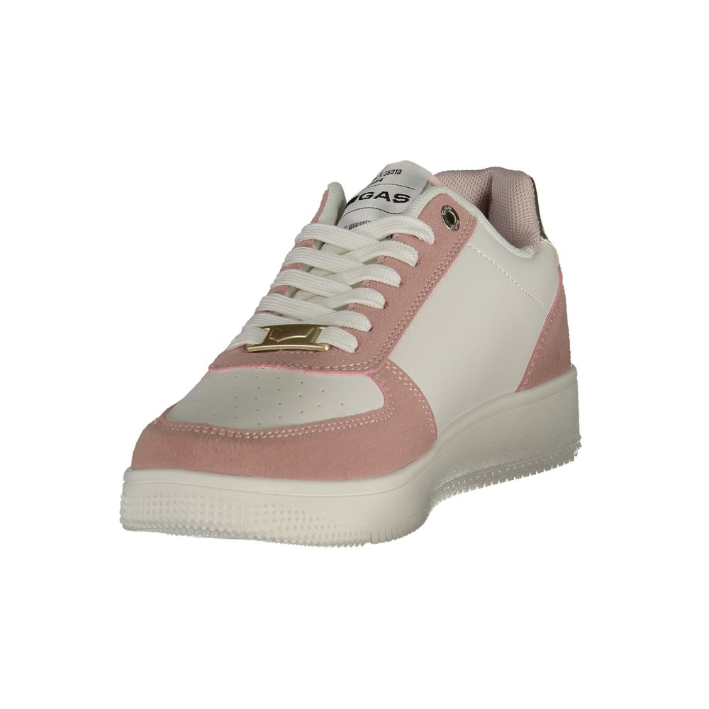 Gas White Polyurethane Women Sneaker | Regal Royce
