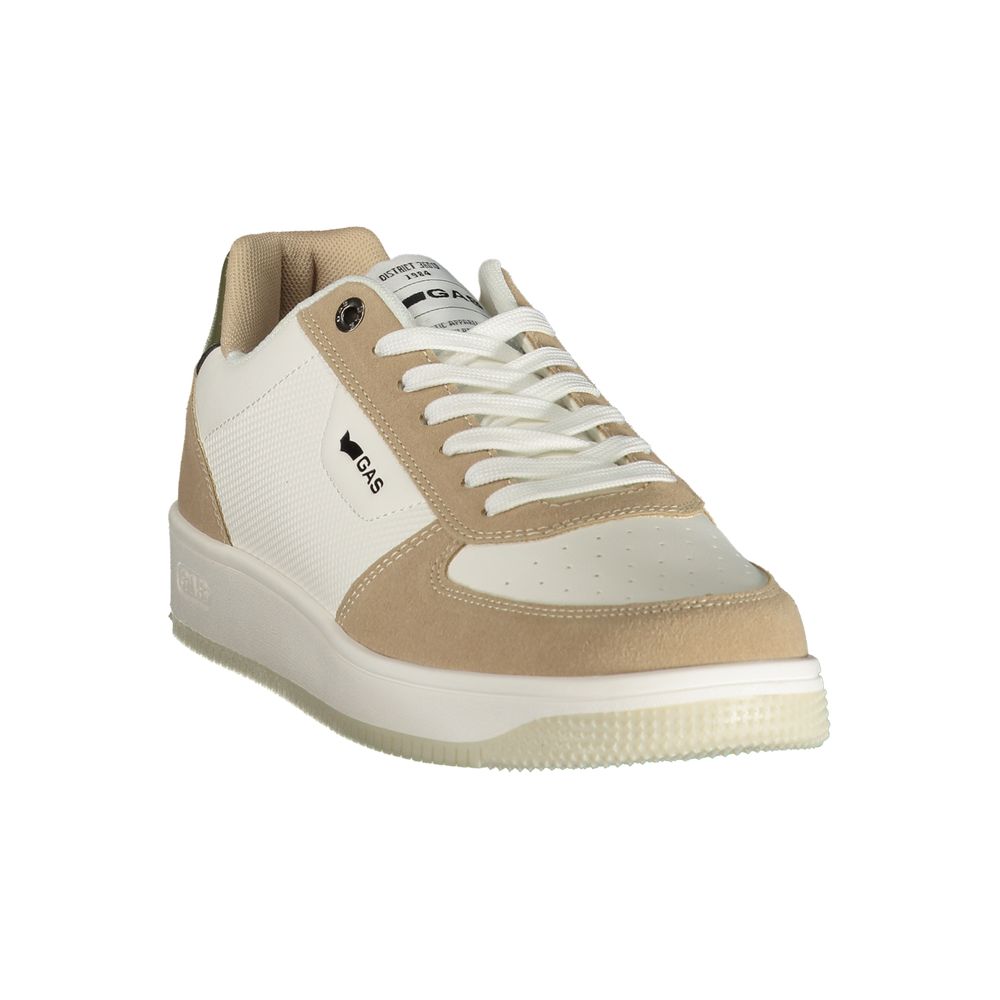 Gas Bianco Polyurethane Men Sneaker | Regal Royce