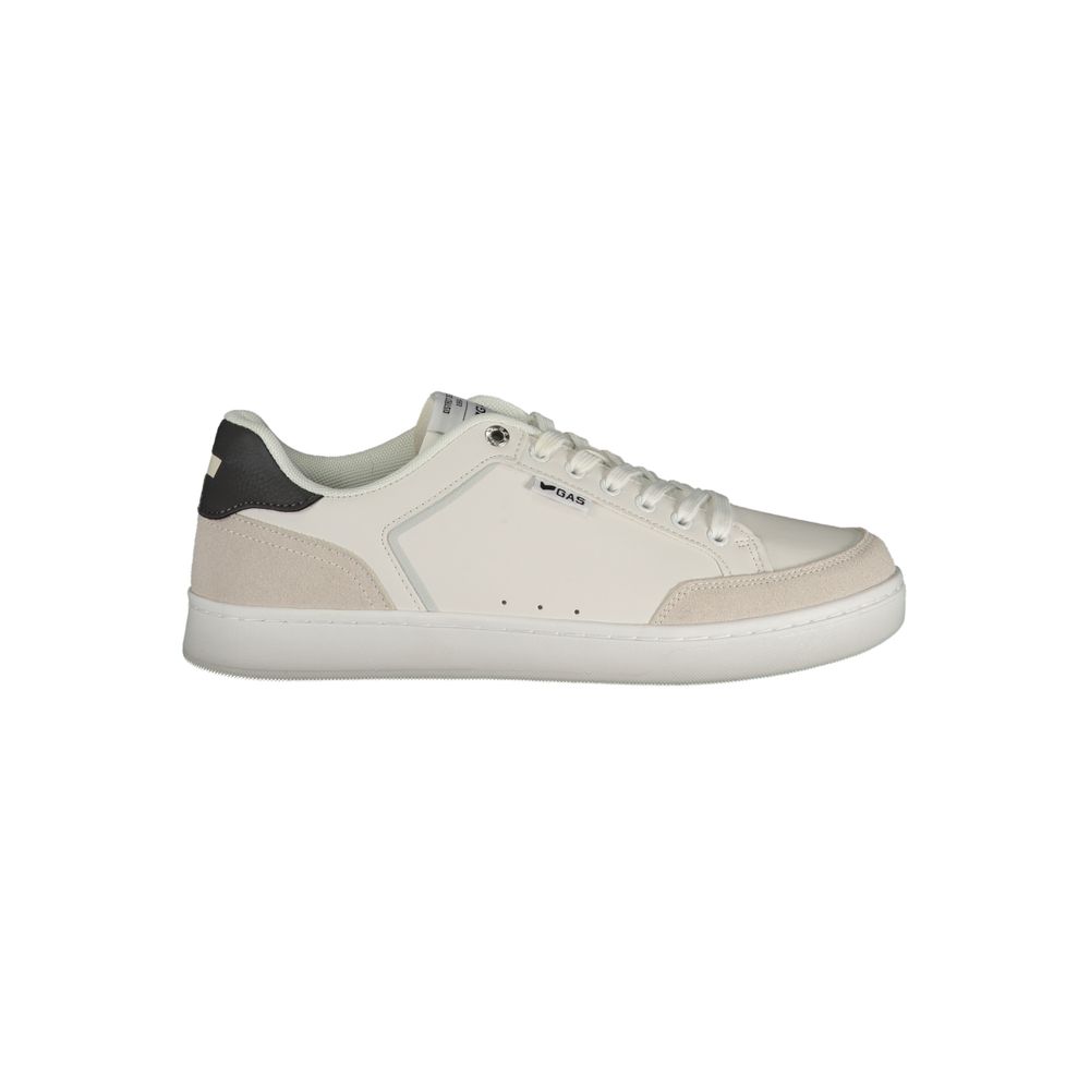 Gas White Polyurethane Men Sneaker | Regal Royce