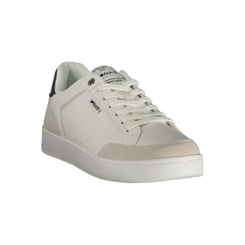 Gas White Polyurethane Men Sneaker | Regal Royce