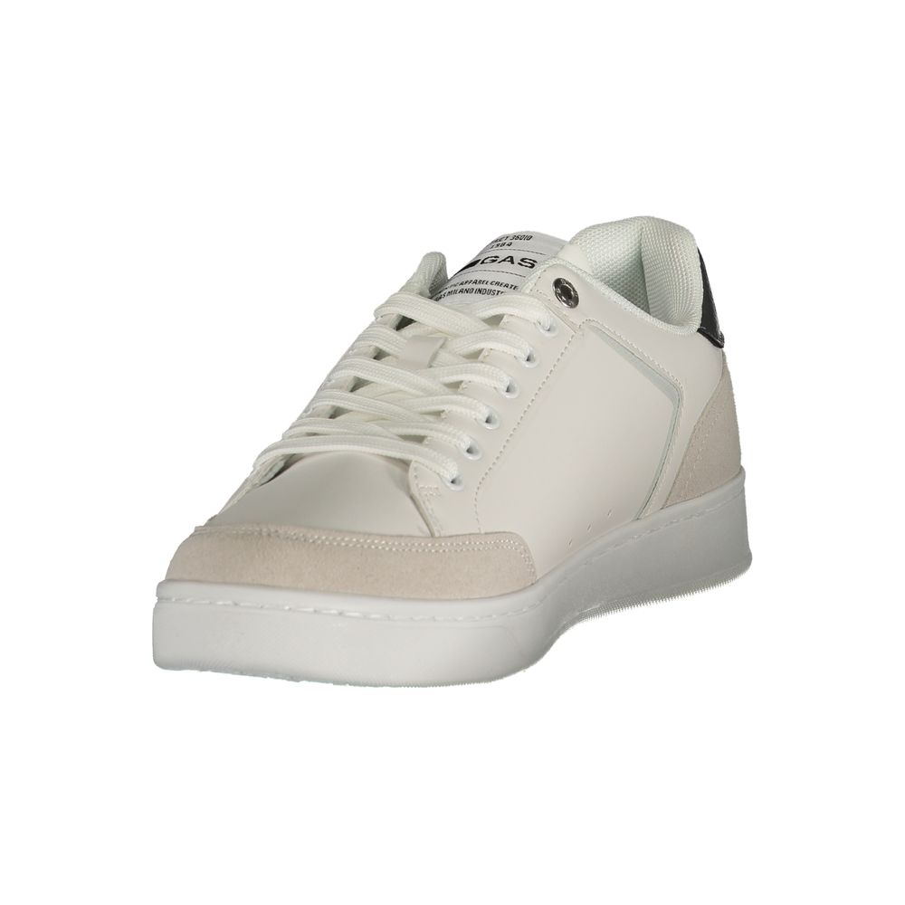 Gas White Polyurethane Men Sneaker | Regal Royce