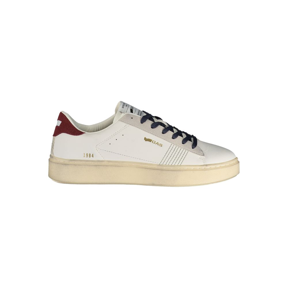Gas White Polyurethane Men Sneaker | Regal Royce