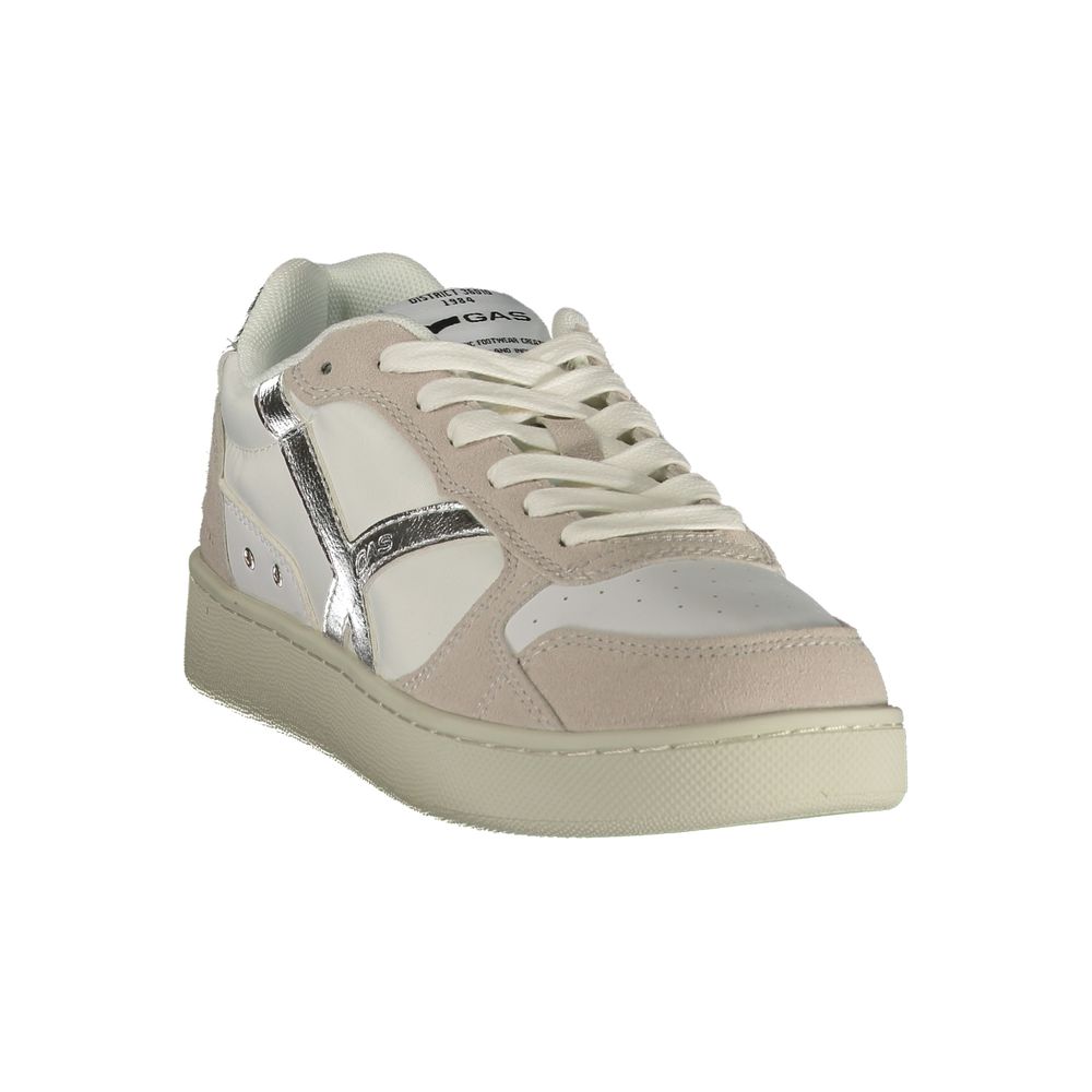 Gas White Polyurethane Women Sneaker | Regal Royce