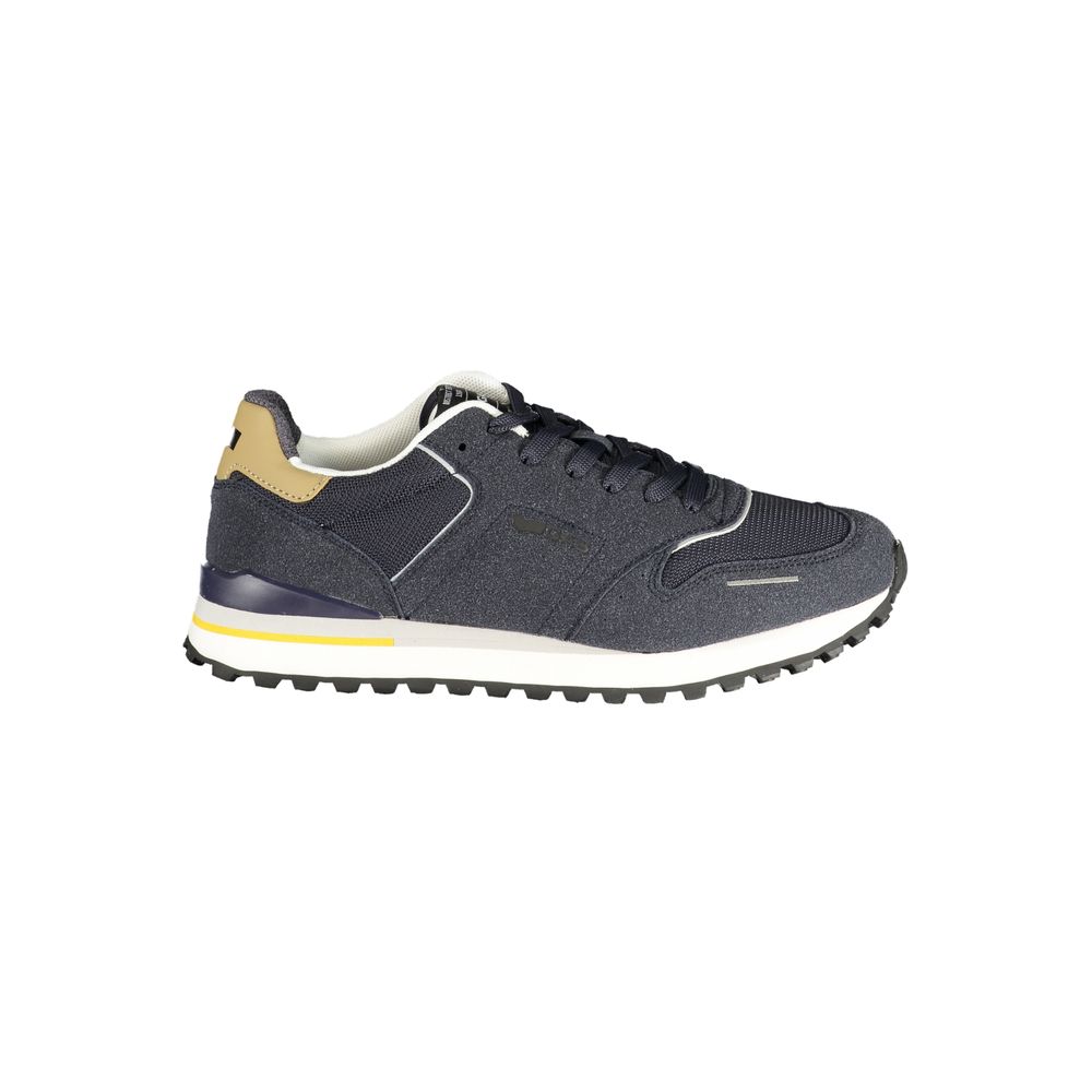 Gas Blu Polyester Men Sneaker | Regal Royce