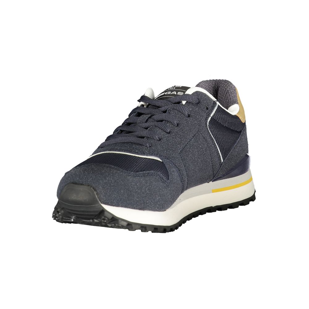 Gas Blu Polyester Men Sneaker | Regal Royce