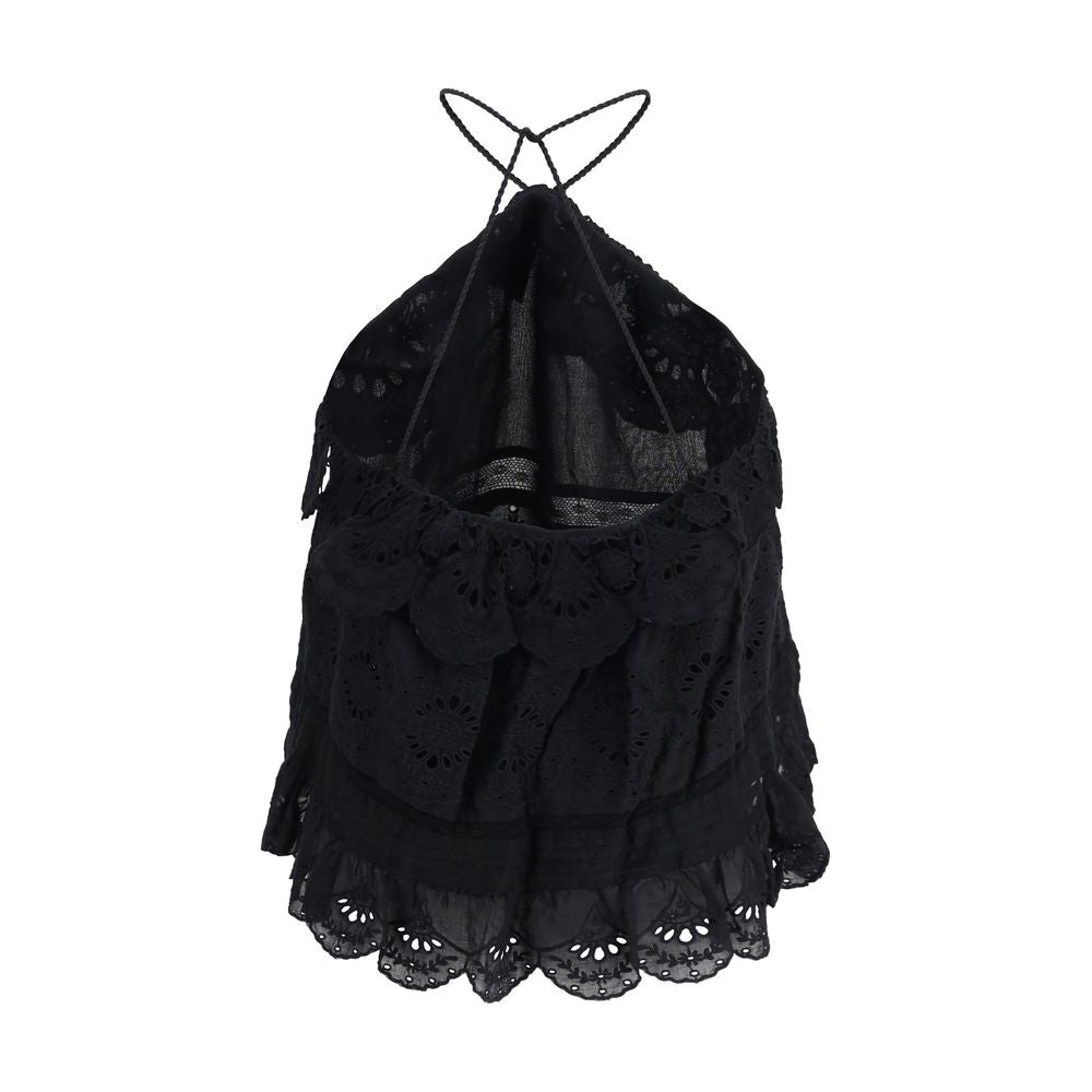 Marant Etoile Black Polyester Blouse | Regal Royce