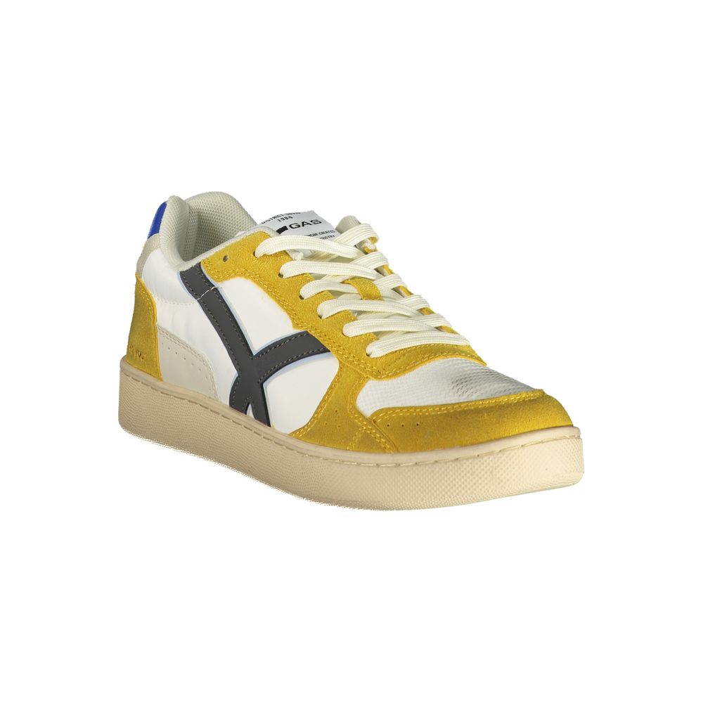 Gas White Polyester Men Sneaker | Regal Royce