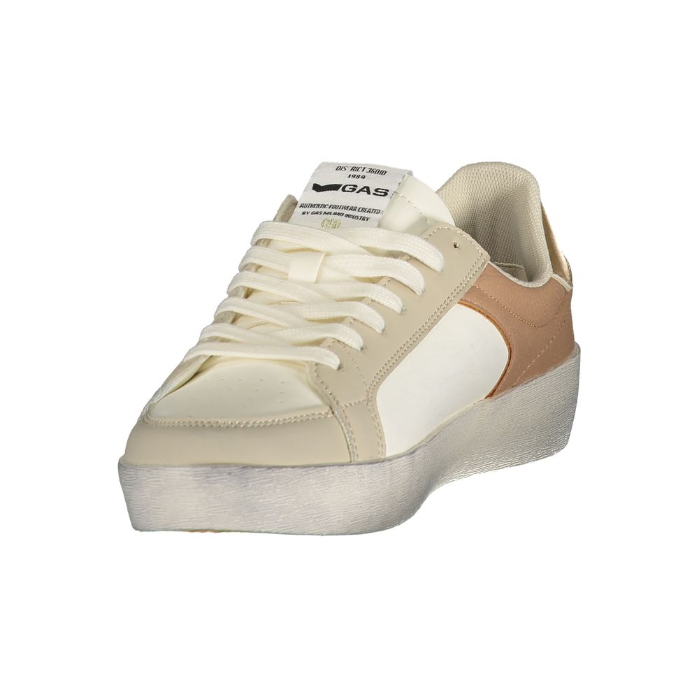 Gas Bianco Polyurethane Women Sneaker | Regal Royce