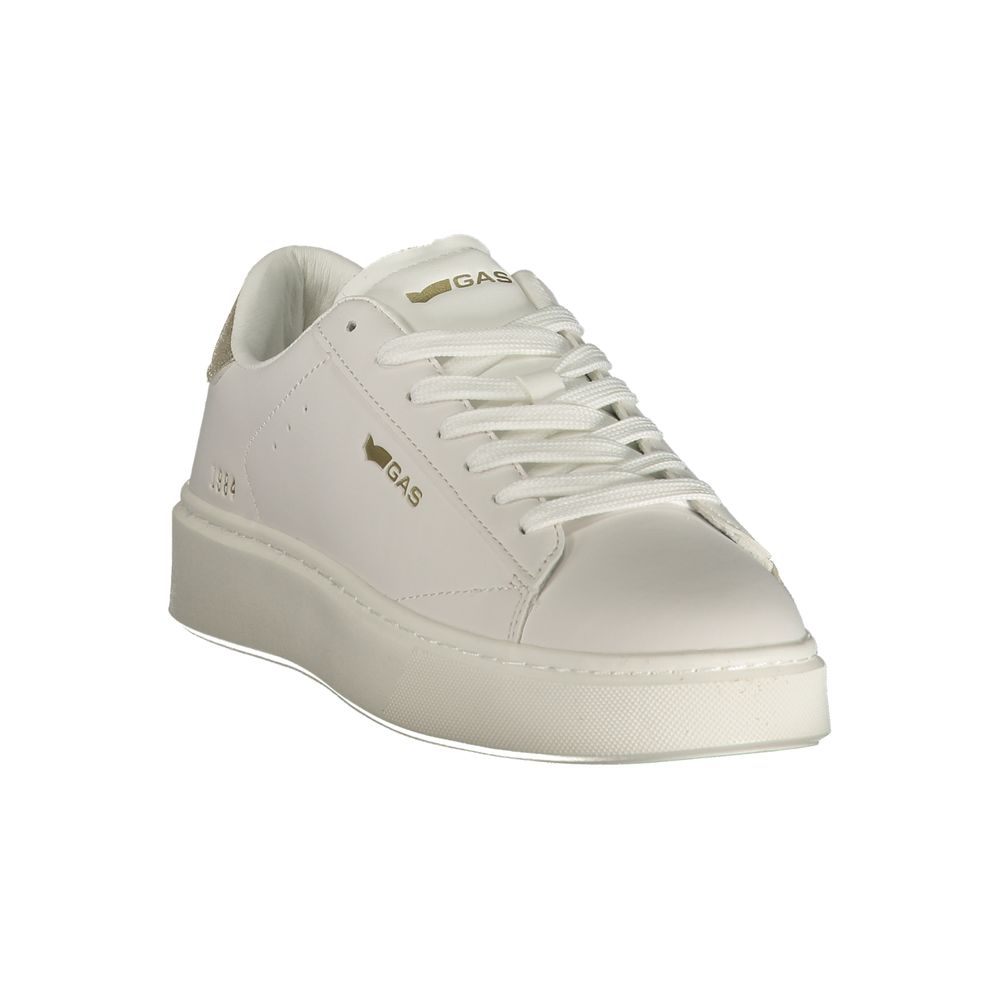 Gas White Polyurethane Women Sneaker | Regal Royce
