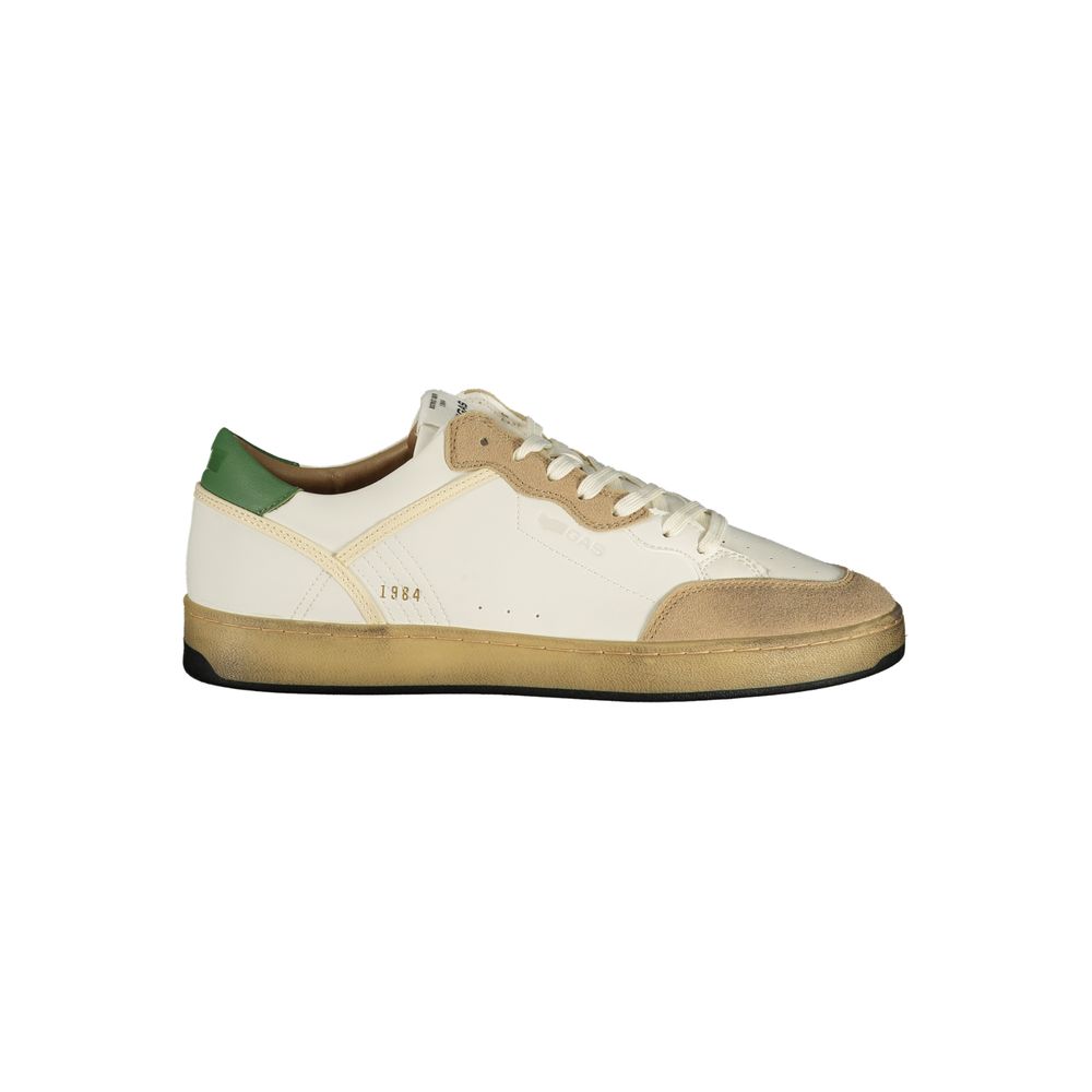 Gas White Polyurethane Men Sneaker | Regal Royce