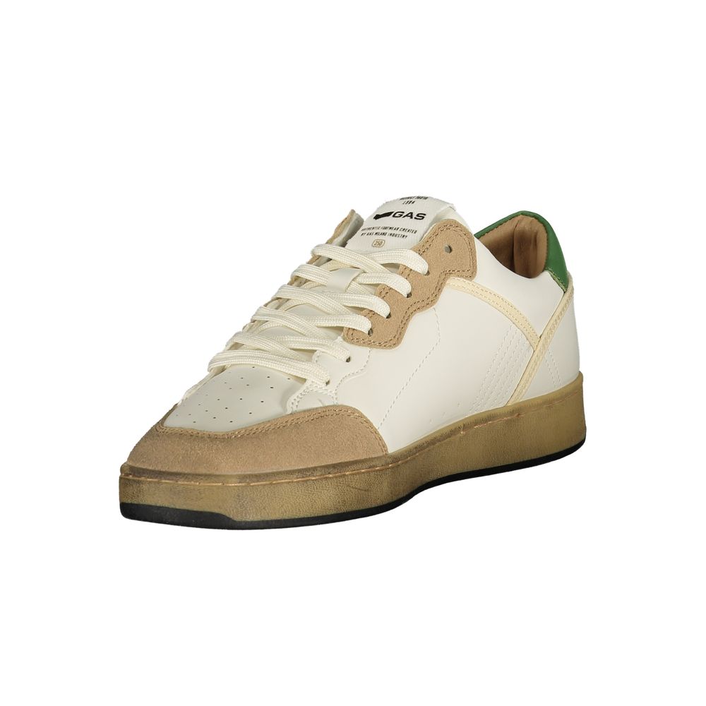 Gas White Polyurethane Men Sneaker | Regal Royce