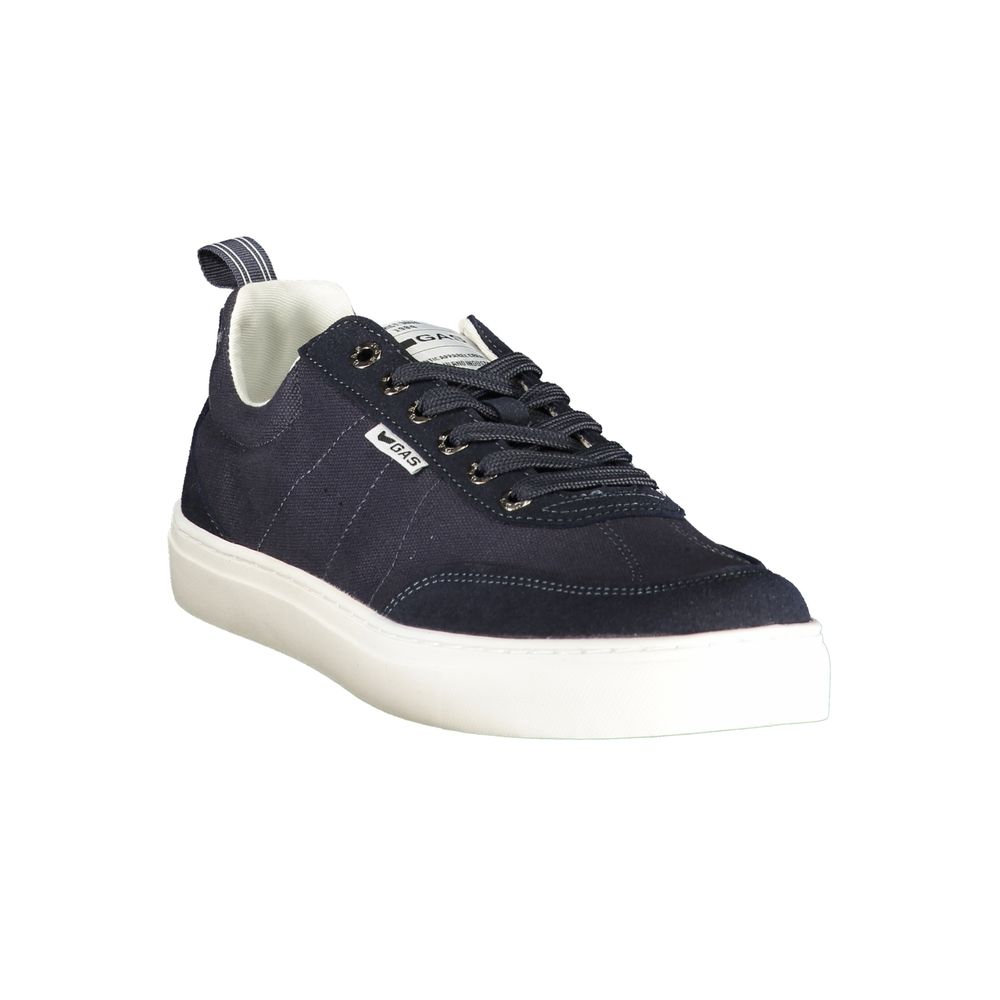 Gas Blu Polyurethane Men Sneaker | Regal Royce