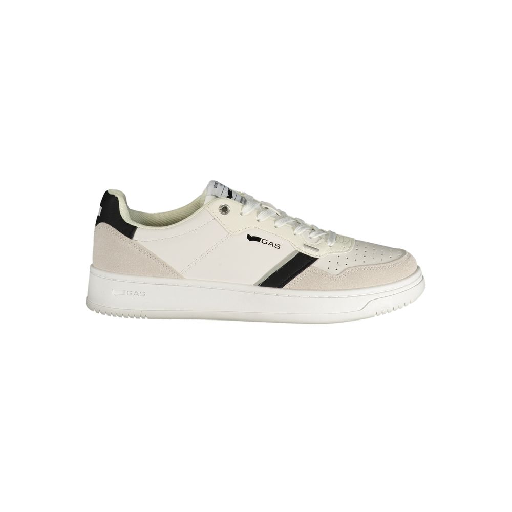 Gas White Polyurethane Men Sneaker | Regal Royce