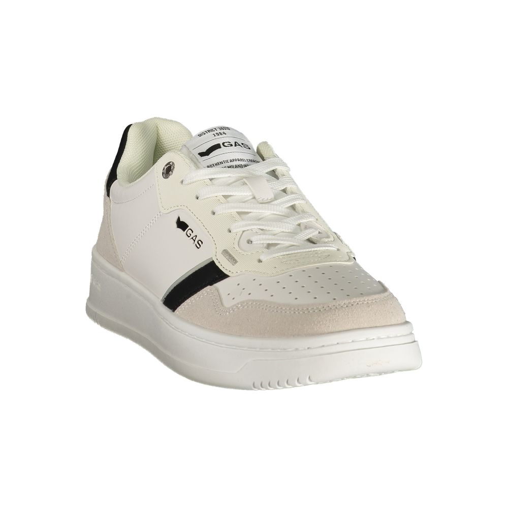 Gas White Polyurethane Men Sneaker | Regal Royce