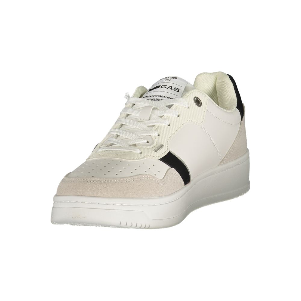 Gas White Polyurethane Men Sneaker | Regal Royce