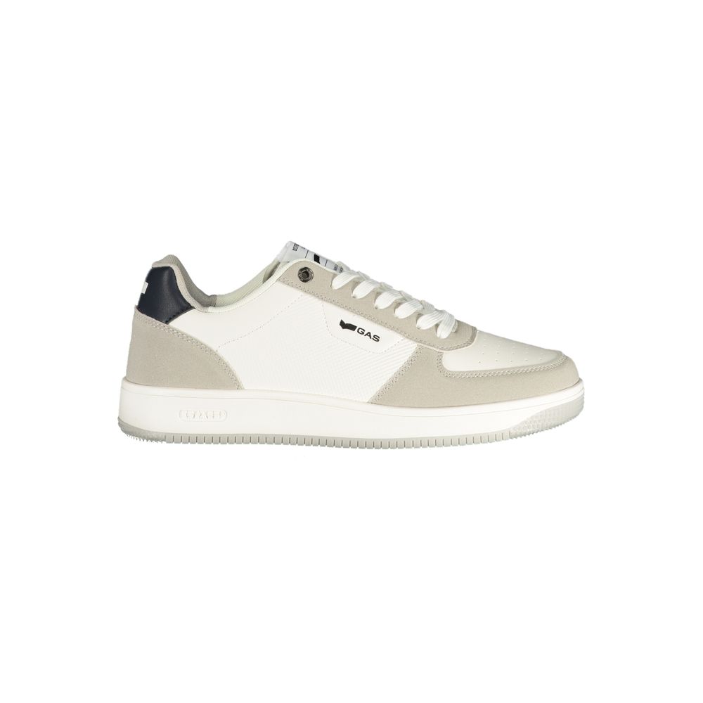 Gas Bianco Polyurethane Men Sneaker | Regal Royce