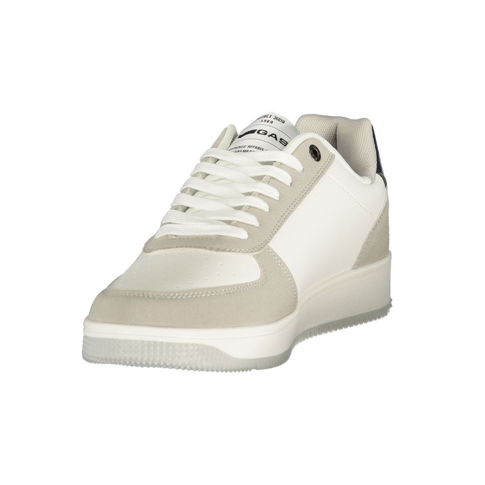 Gas Bianco Polyurethane Men Sneaker | Regal Royce