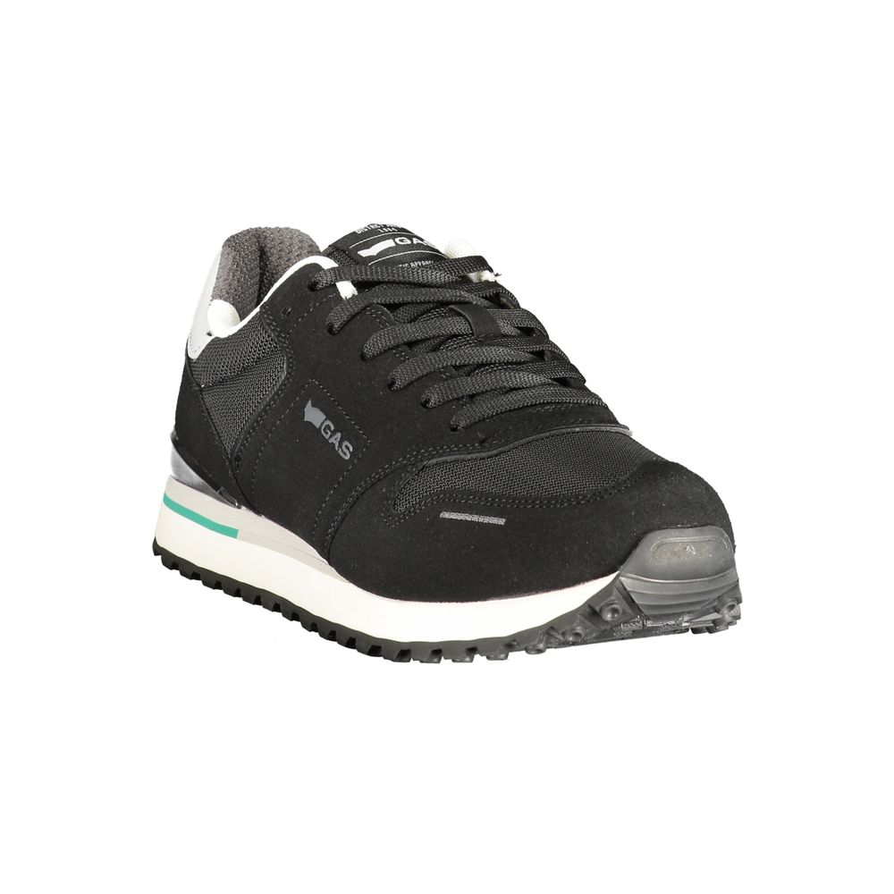 Gas Nero Polyurethane Men Sneaker | Regal Royce