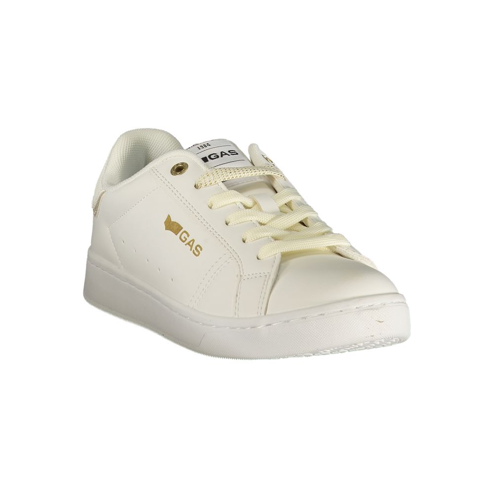 Gas Bianco Polyurethane Women Sneaker | Regal Royce