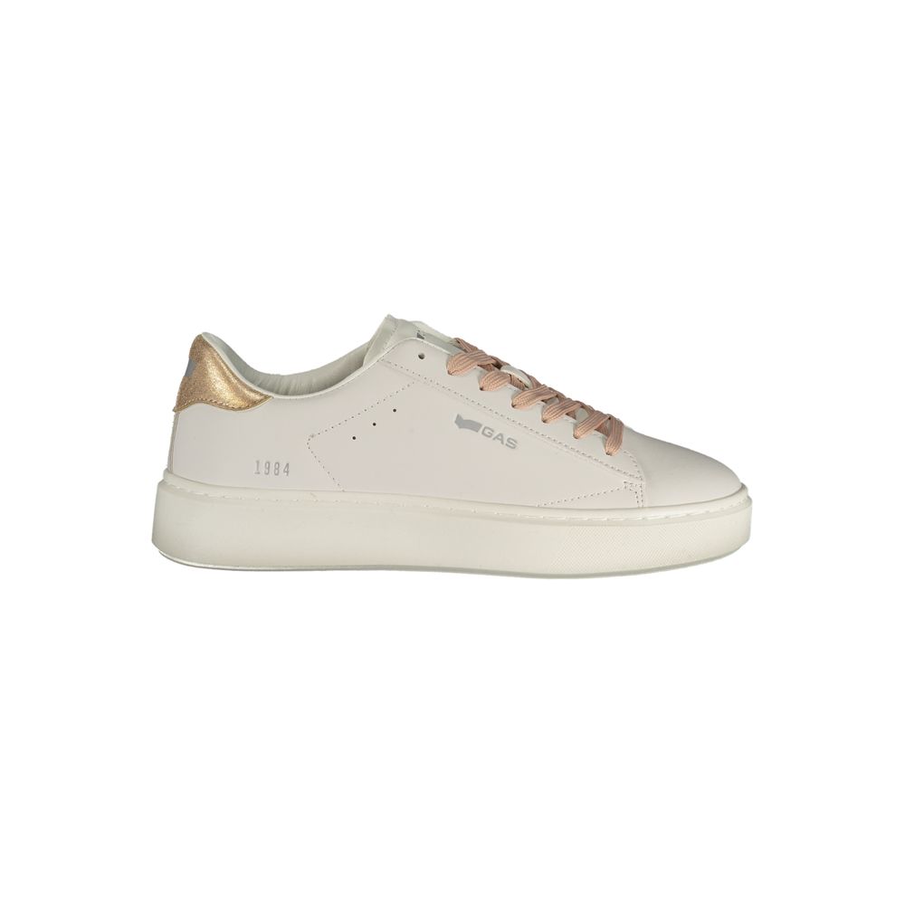 Gas Bianco Polyurethane Women Sneaker | Regal Royce