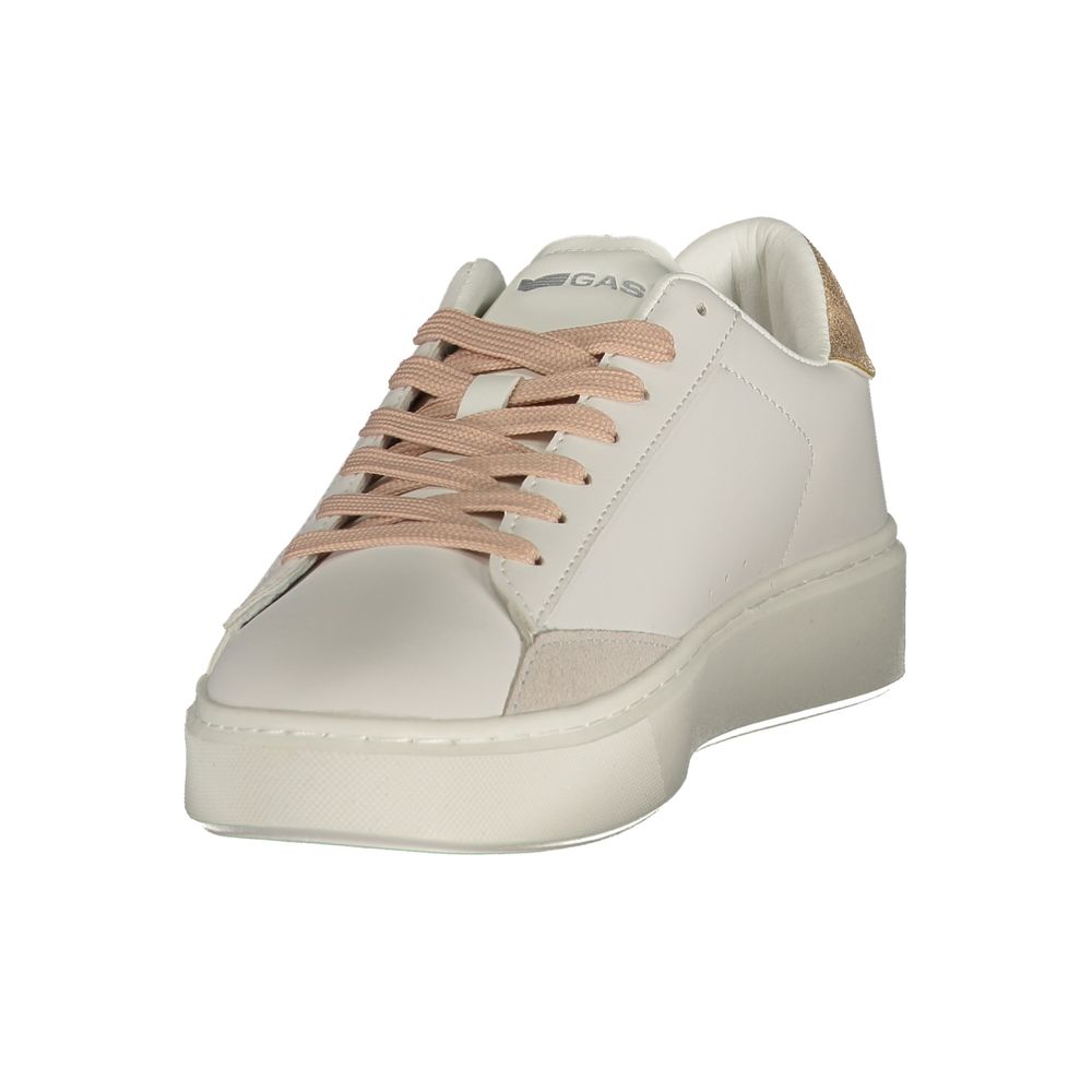 Gas Bianco Polyurethane Women Sneaker | Regal Royce