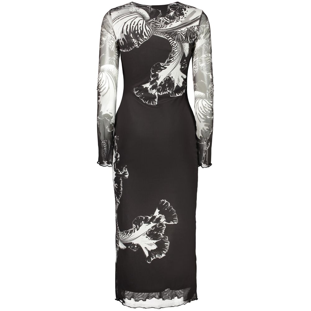 Desigual Black Polyester Women Dress | Regal Royce