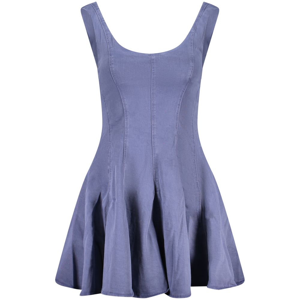Desigual Blue Cotton Women Dress | Regal Royce