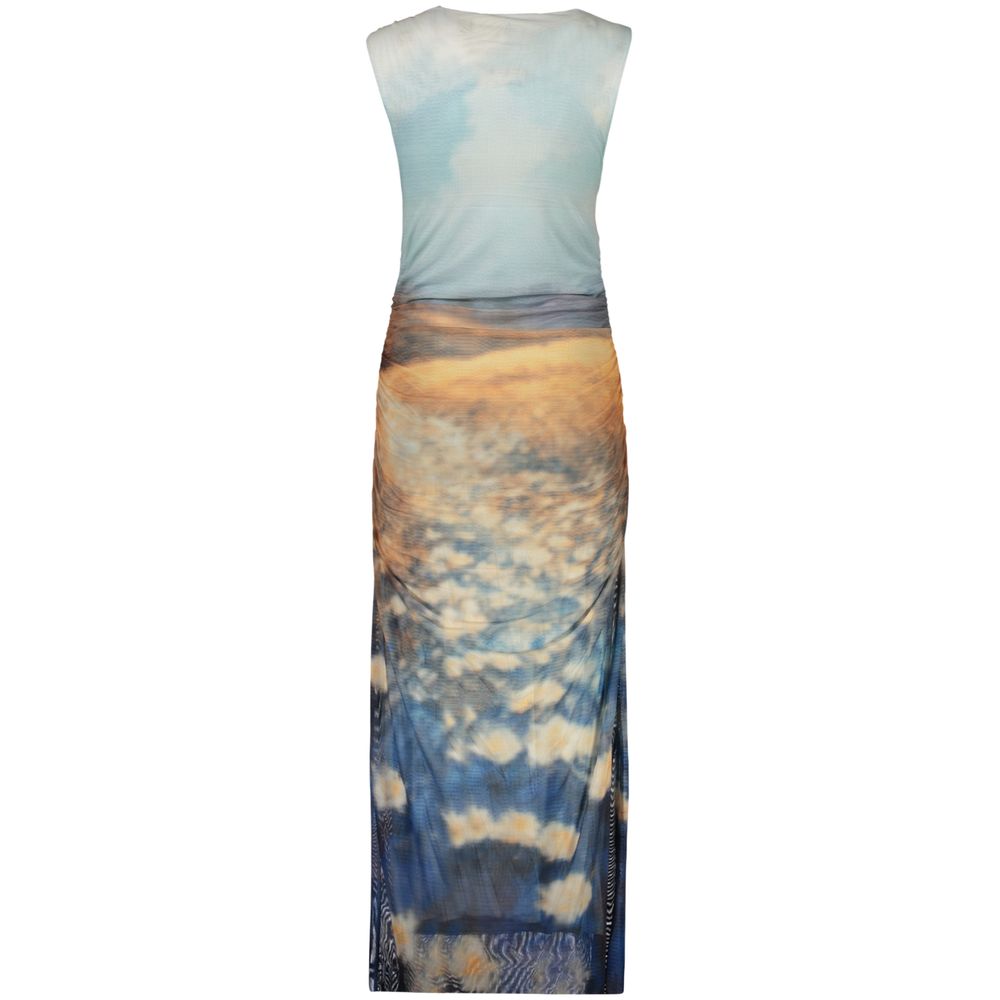 Desigual Azzurro Polyester Women Dress | Regal Royce