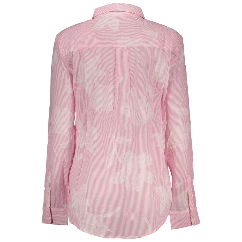 Desigual Pink Cotton Women Shirt | Regal Royce