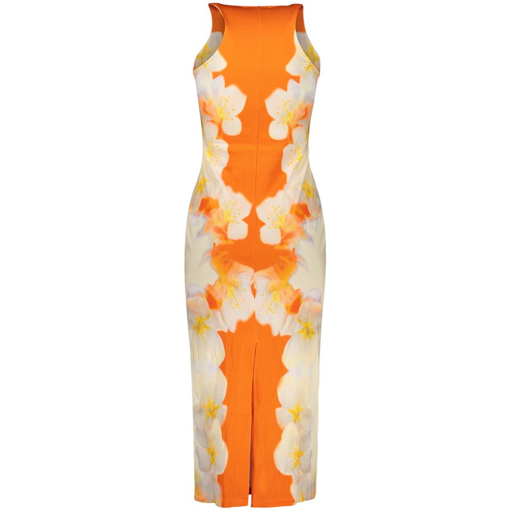 Desigual Arancione Viscosa Women Dress | Regal Royce