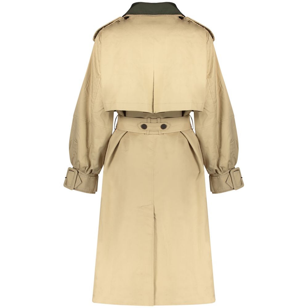 Desigual Beige Cotton Women's Trench Coat | Regal Royce