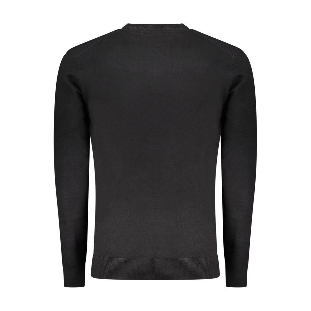 Accademia Militare Black Cotton Men's Sweater | Regal Royce