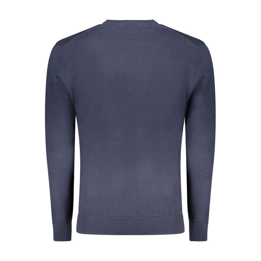 Accademia Militare Blu Cotton Men's Sweater | Regal Royce