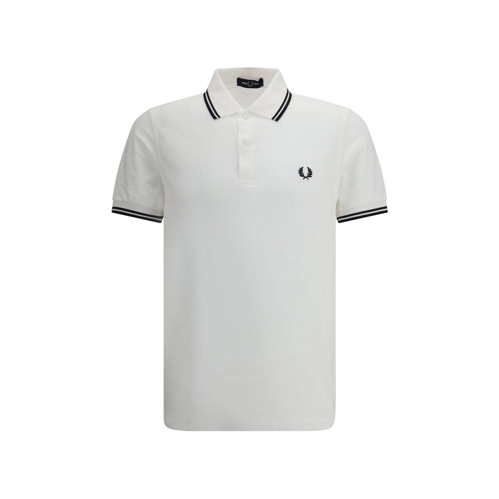 Fred Perry White Cotton Polo Shirt | Regal Royce