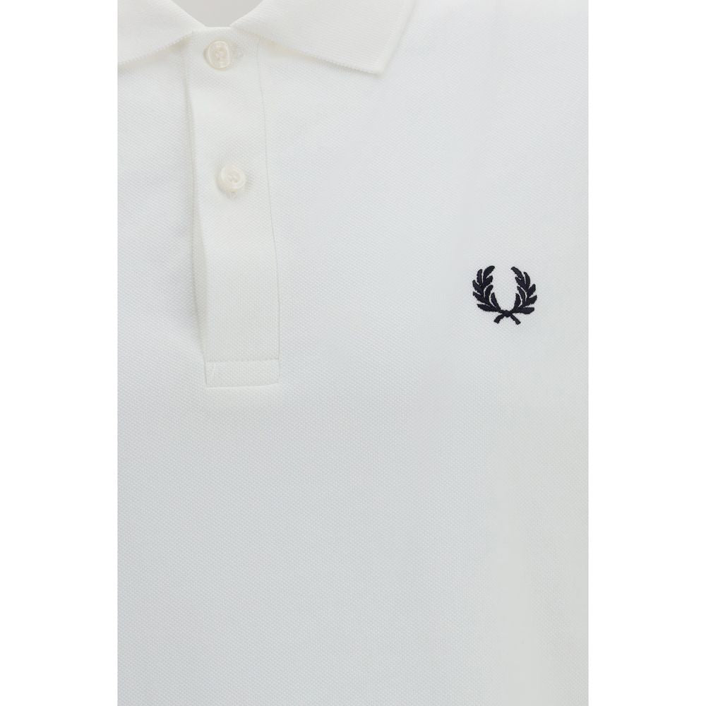 Fred Perry White Cotton Polo Shirt | Regal Royce