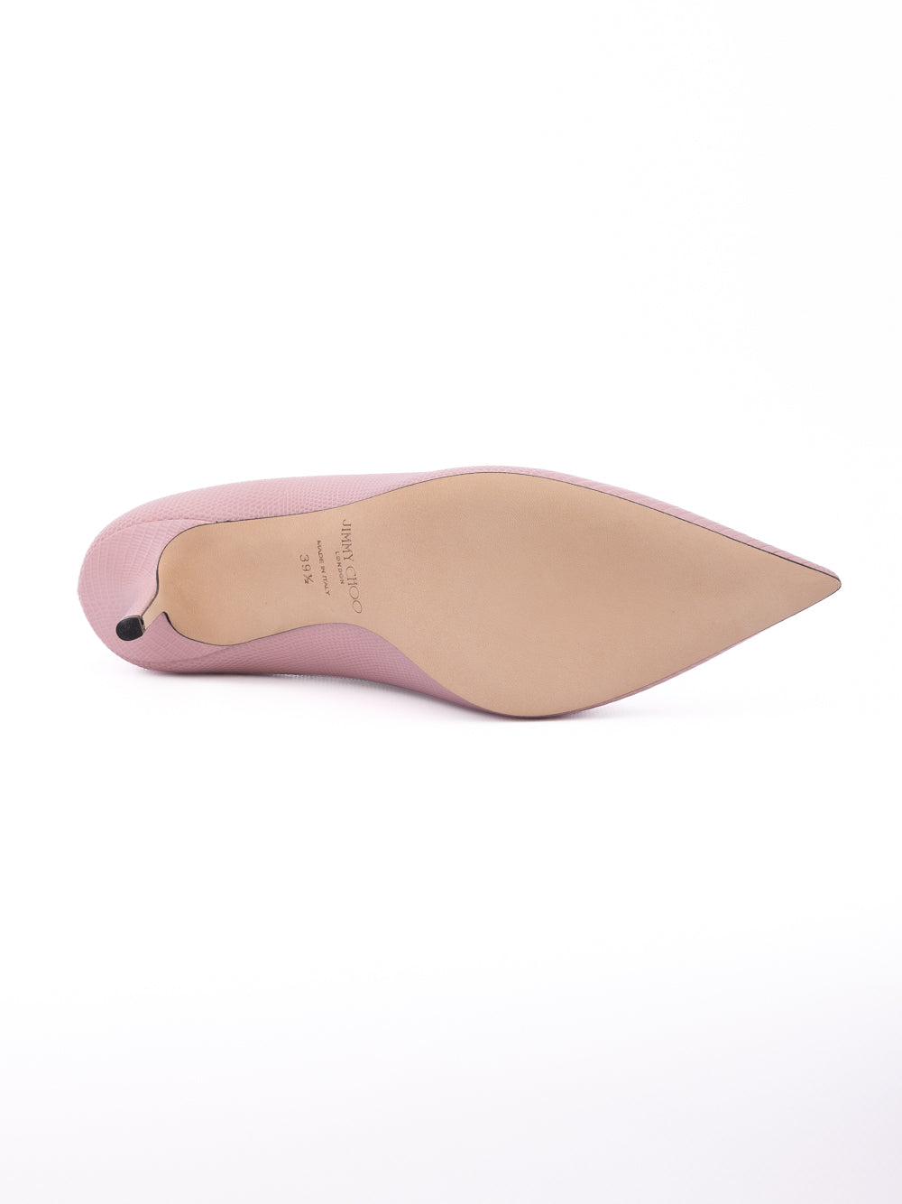 Jimmy Choo Pink Lizard Printed Leather Love 85 Pumps | Regal Royce