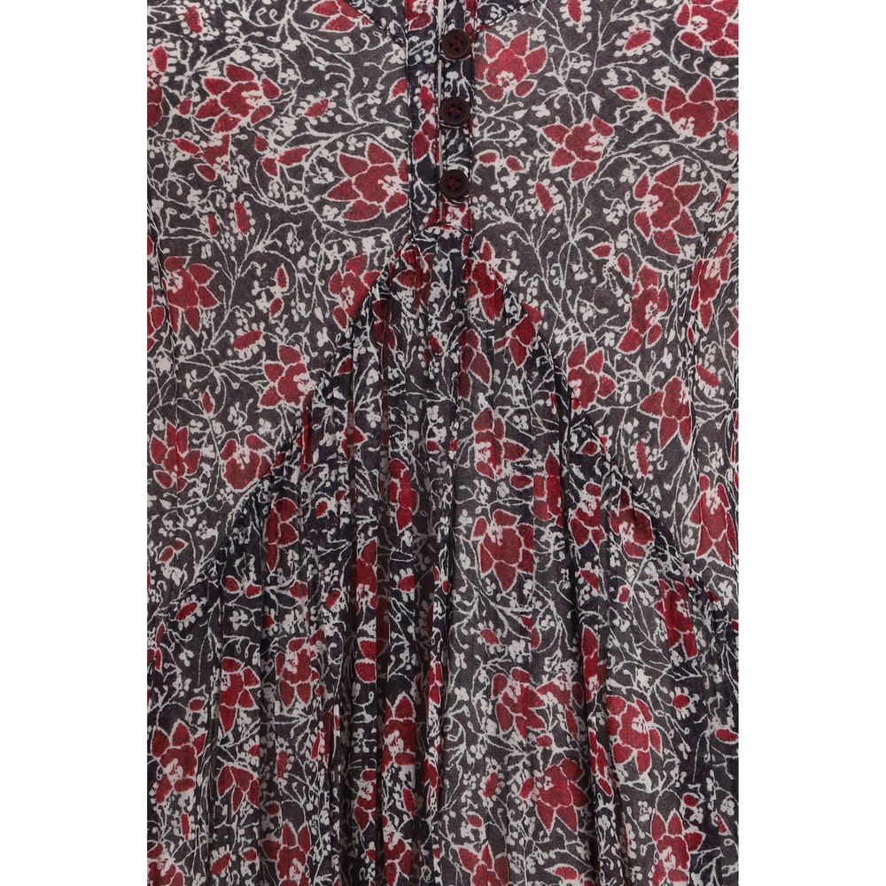 Marant Etoile Purple Cotton Casual Dress | Regal Royce