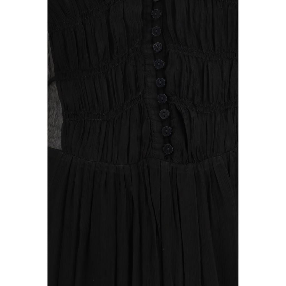 Marant Etoile Black Viscose Casual Dress | Regal Royce