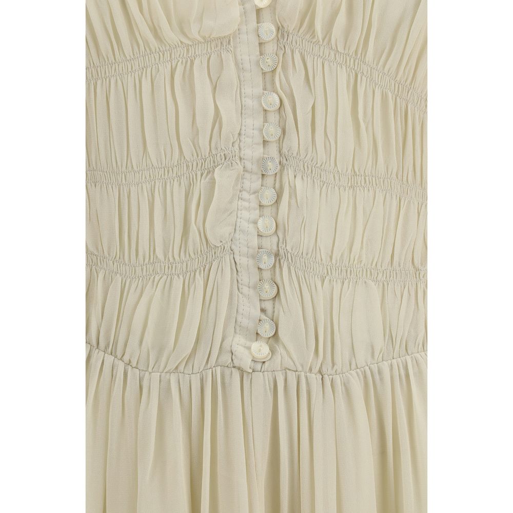 Marant Etoile Beige Viscose Casual Dress | Regal Royce