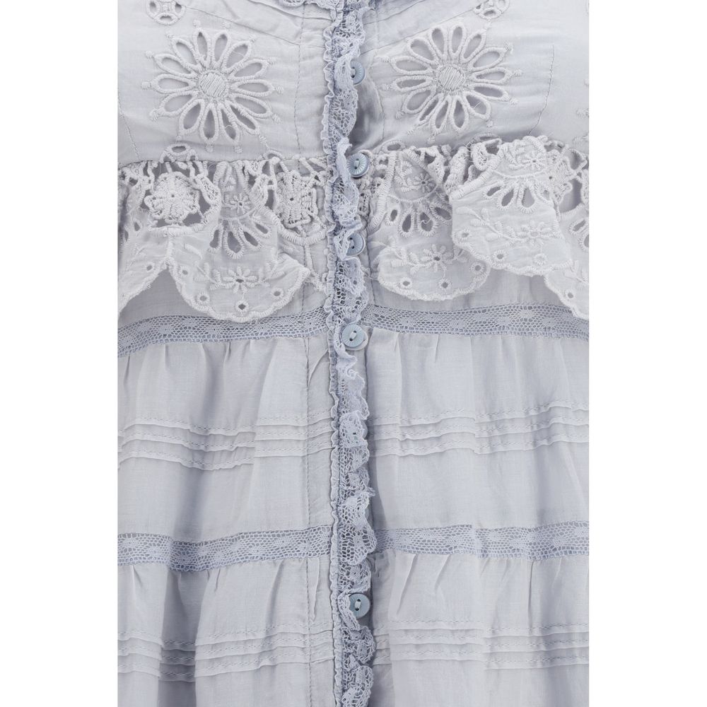 Marant Etoile Blue Cotton Casual Dress | Regal Royce