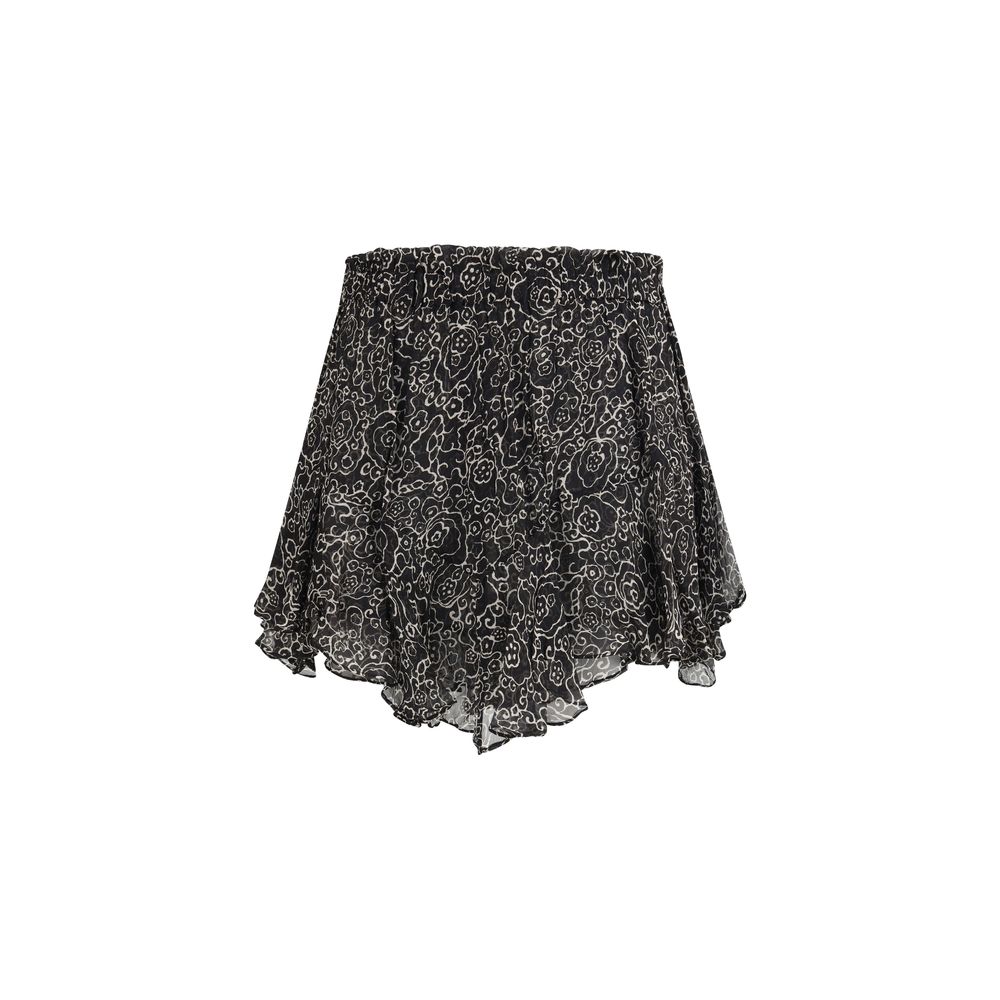 Marant Etoile Black Viscose Bermuda Shorts | Regal Royce
