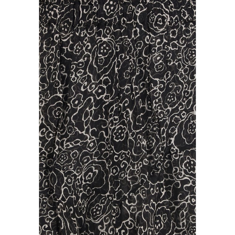 Marant Etoile Black Viscose Bermuda Shorts | Regal Royce