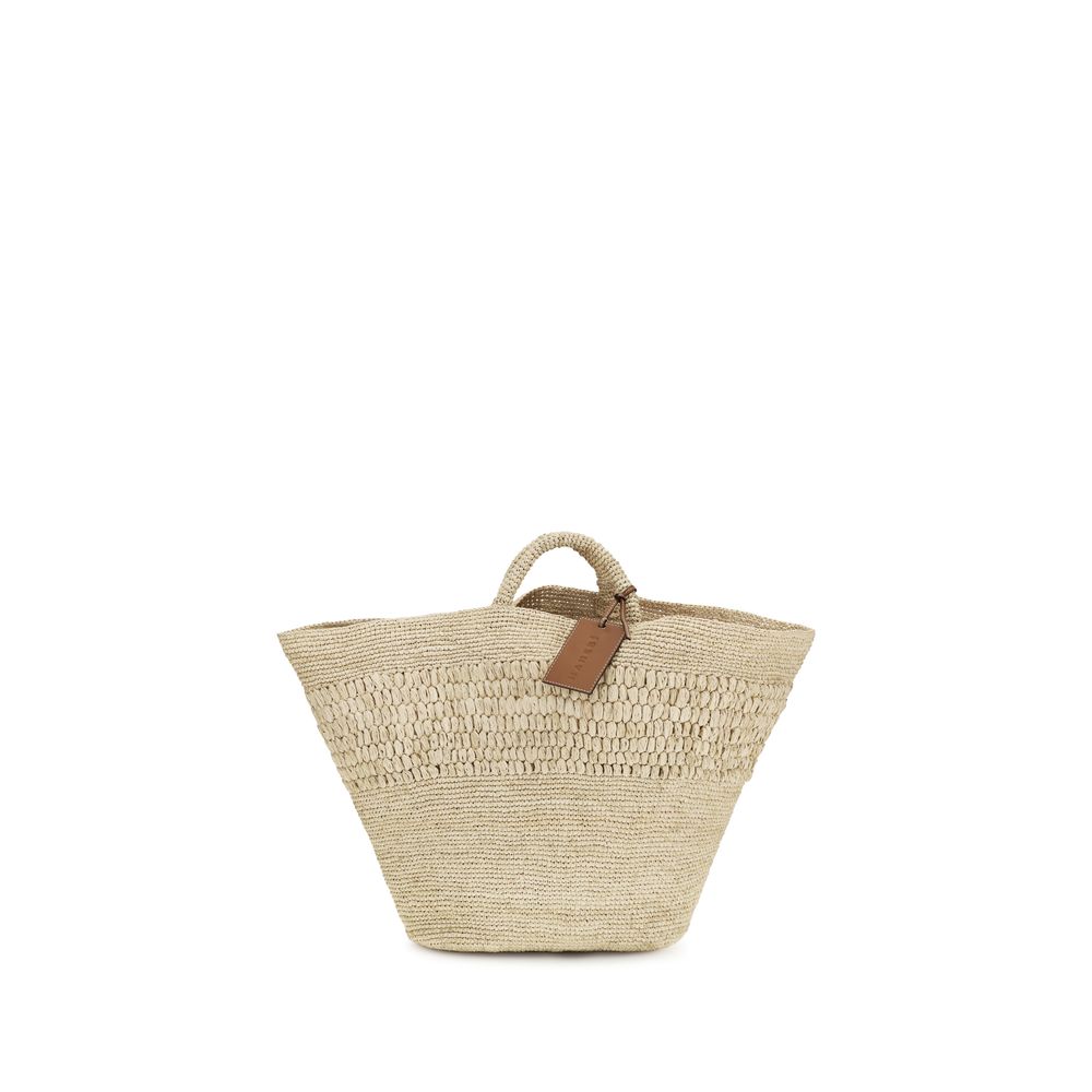 Manebi Beige Raffia Handbag | Regal Royce