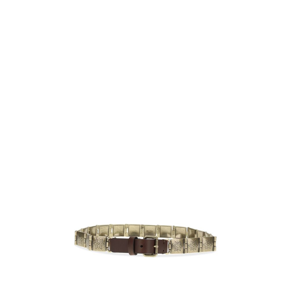 Etro Brown Calf Leather Bos Taurus Regular Belt | Regal Royce