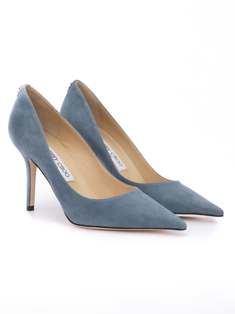 Jimmy Choo Dusk Blue Suede Agnes Pumps | Regal Royce
