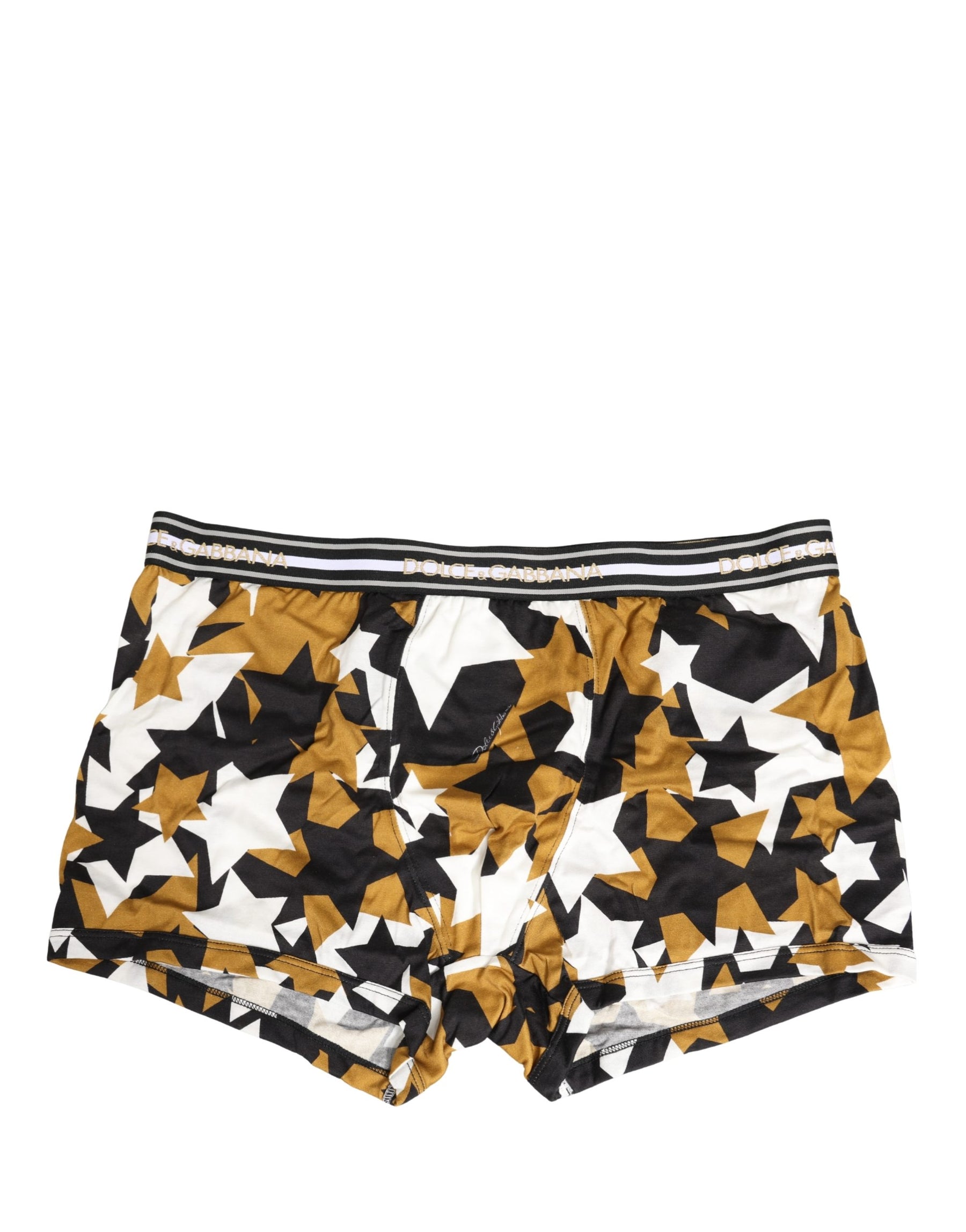 Dolce & Gabbana Multicolor Stars Print Regular Boxer Underwear | Regal Royce